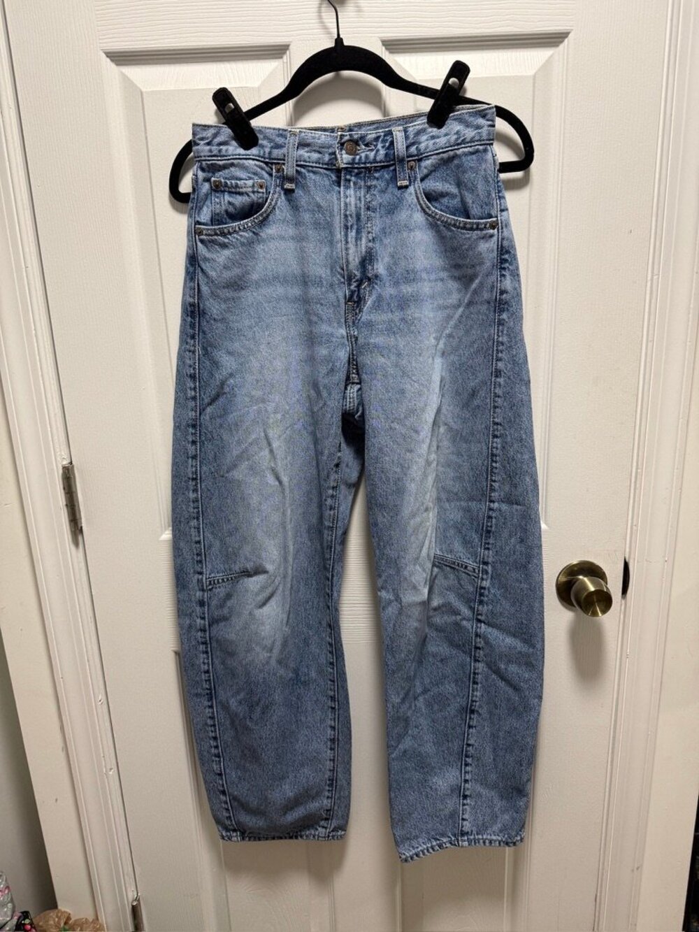 Levi’s Cinch Barrel Jeans Women’s 26 Light Wash High Rise Like New